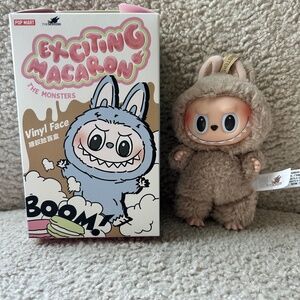 POP MART Labubu the Monsters Exciting Macaron Series Plush Toffee